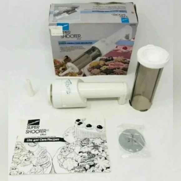 Super Shooter & Accessory Set Cookie Appetizer Decorator  Holiday Cordless - Picture 2 of 8
